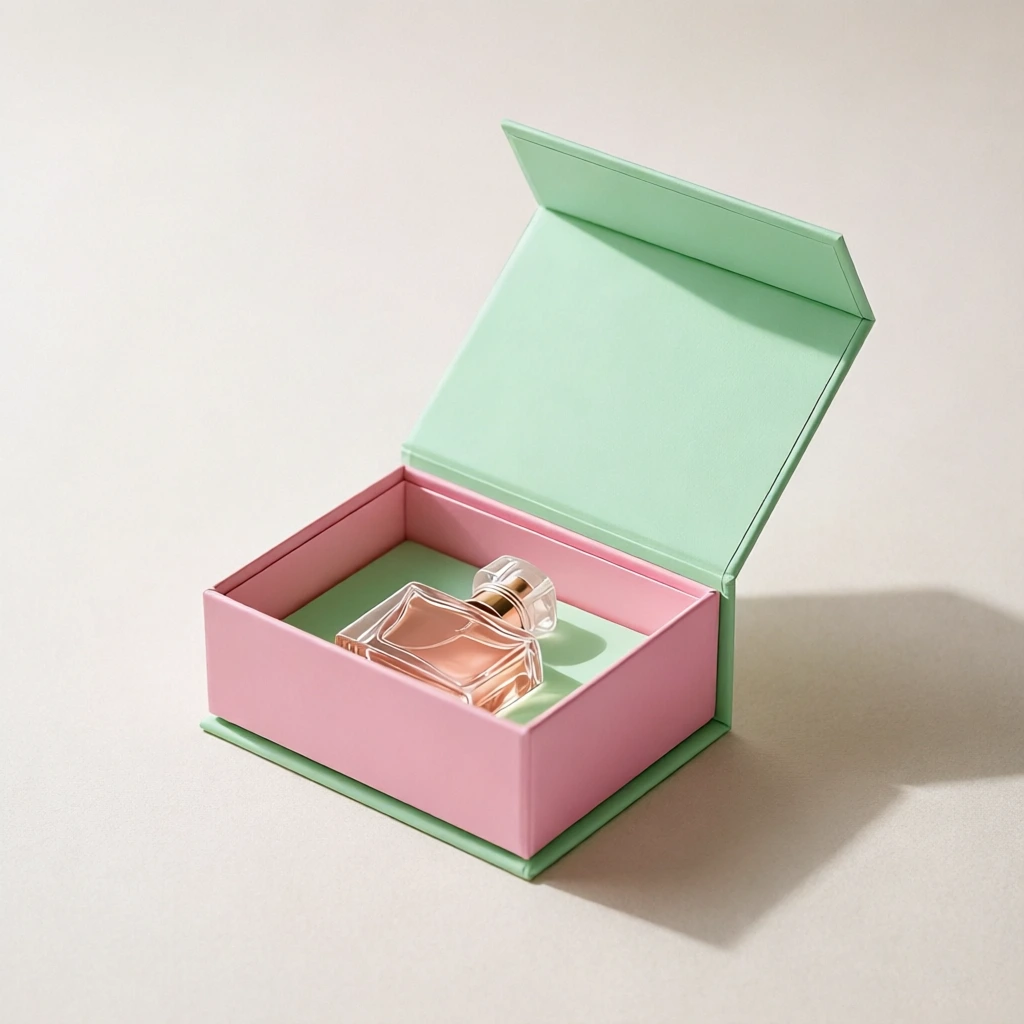 Custom Magnetic Rigid Cardboard Perfume Gift Box 1