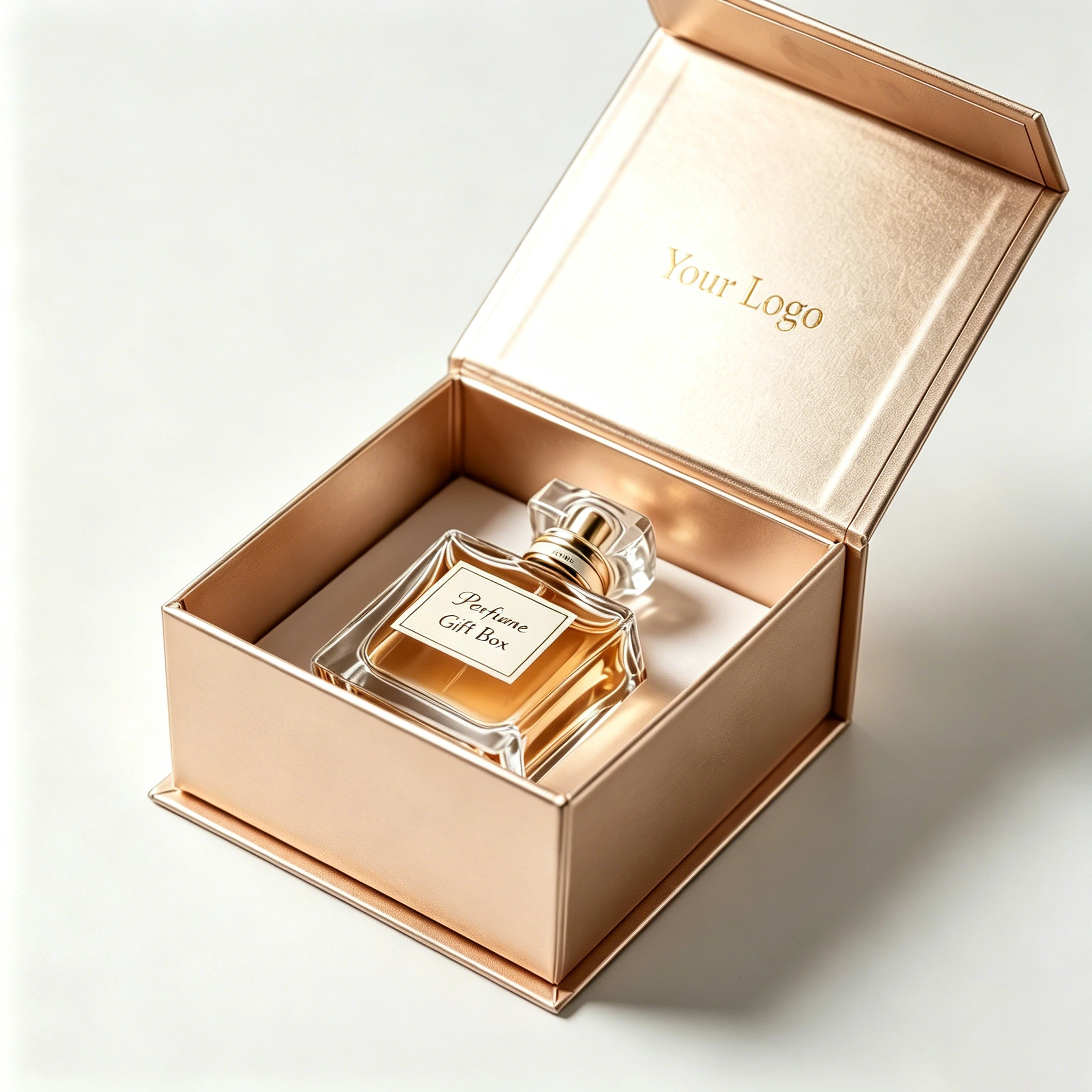 Hộp đựng mỹ phẩm có nắp lật từ tính tùy chỉnh dành cho nước hoa. 1