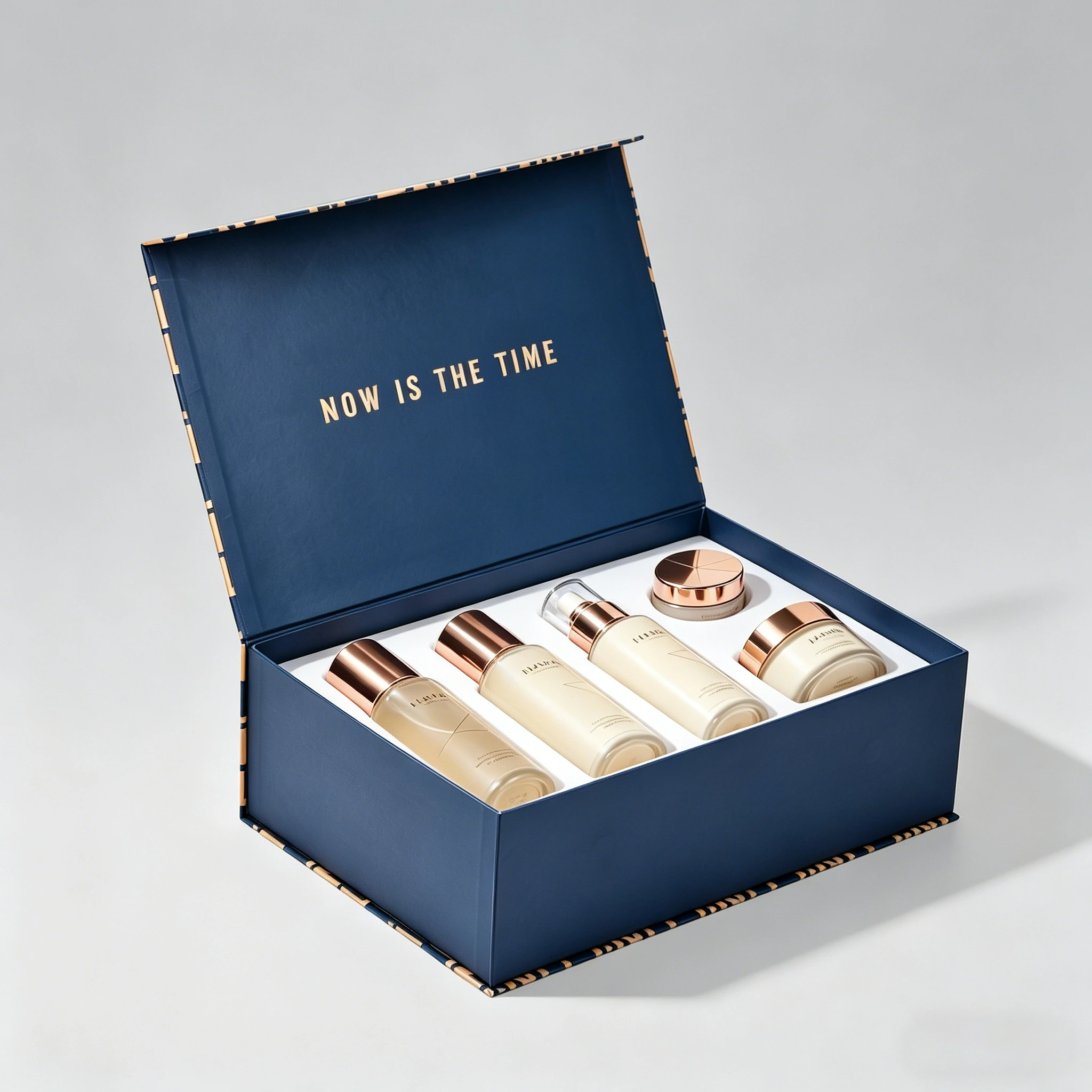 Custom Rigid Magnetic Box Skincare Collection Packaging 1