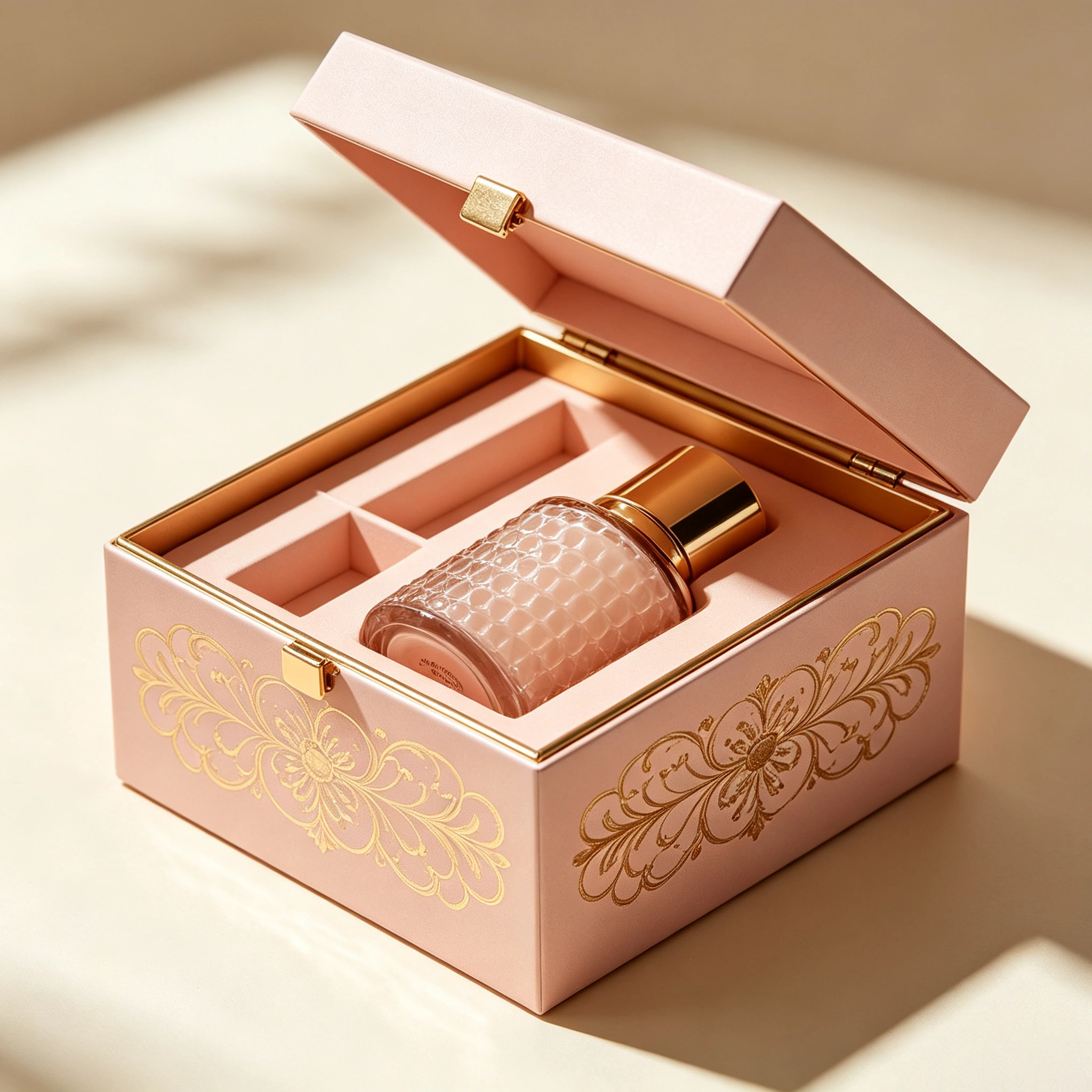 Custom Luxury Gold Foil Perfum Gift Packaging Box 1