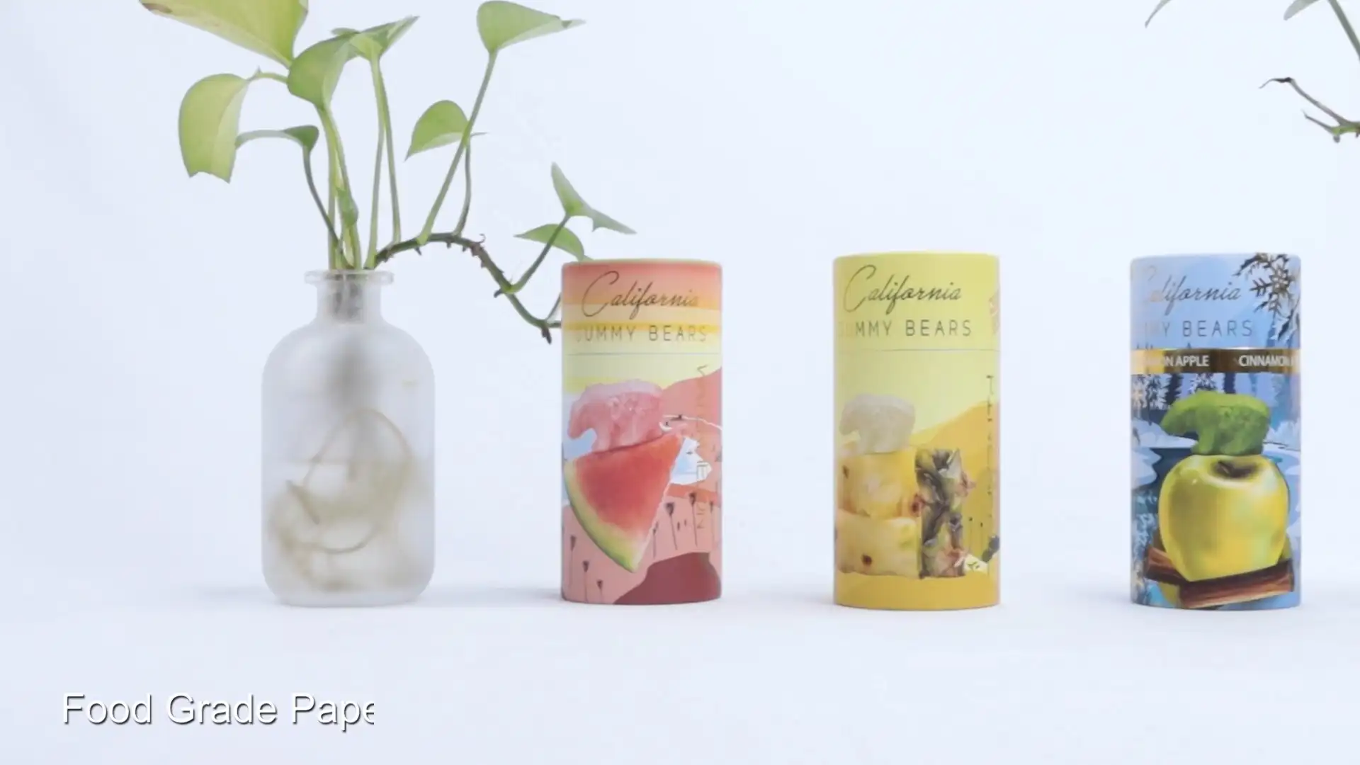 Изготовленные на заказ контейнеры для хранения кофе могут упаковывать круглую цилиндрическую коробку для еды 1