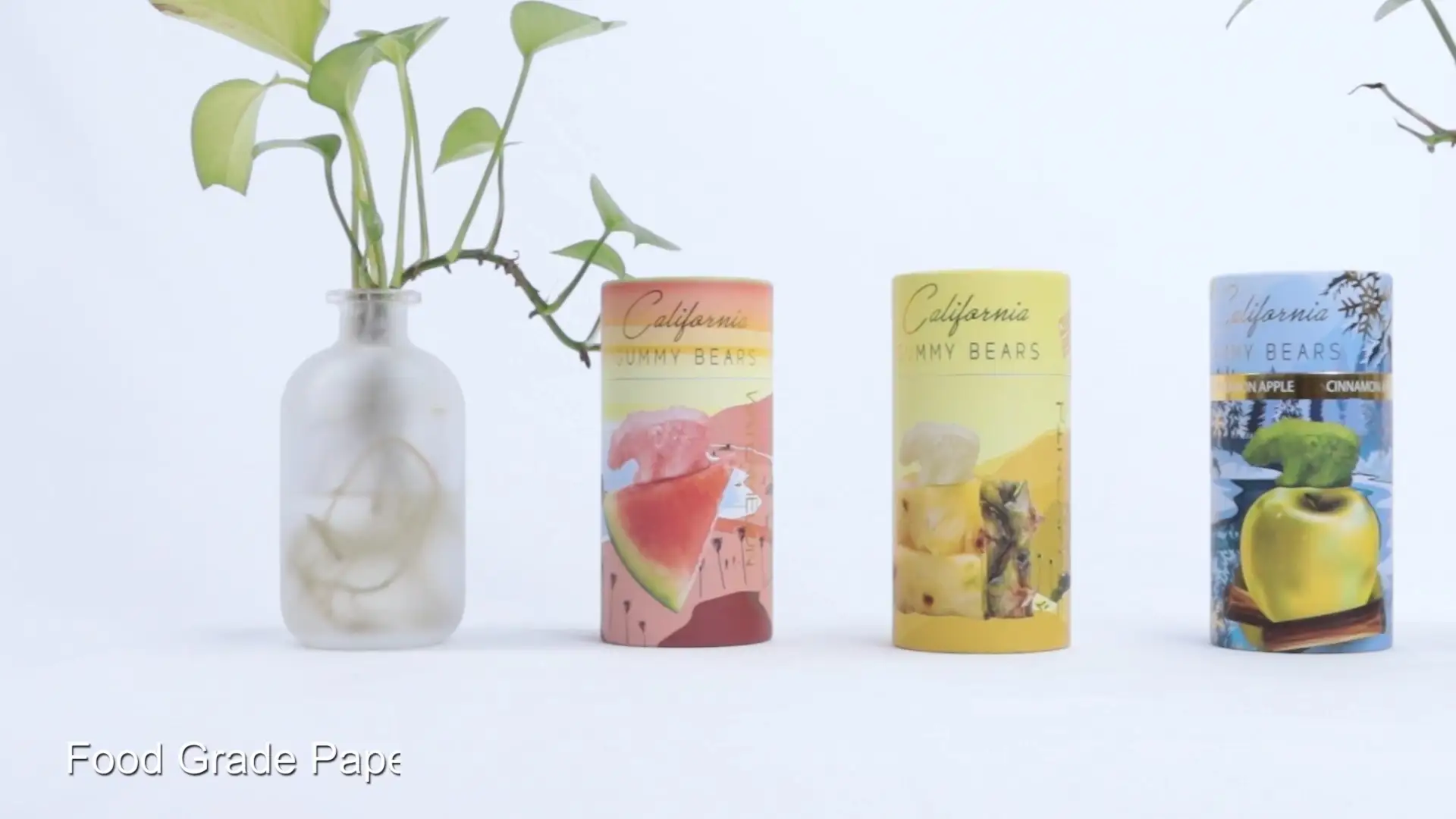 Custom Printed Storage Containers Coffee can Packaging Food Round Cylinder Box 1