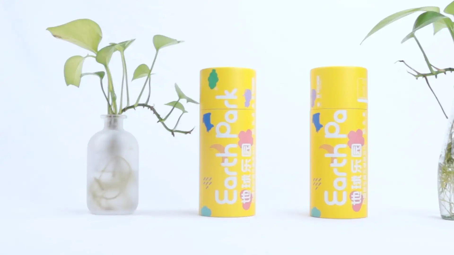 Eco friendly Custom round Paper Candle Tube 6.5x 2 4x3 body lotion packaging container cylinder Canisters box 1