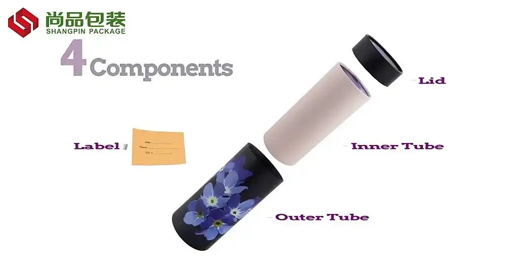 Biodegradable Paper Tubes Animal Scatter Tubes Ashes Pet Scattering Urn Funeral Keepsake Cylinder Packaging Box 1