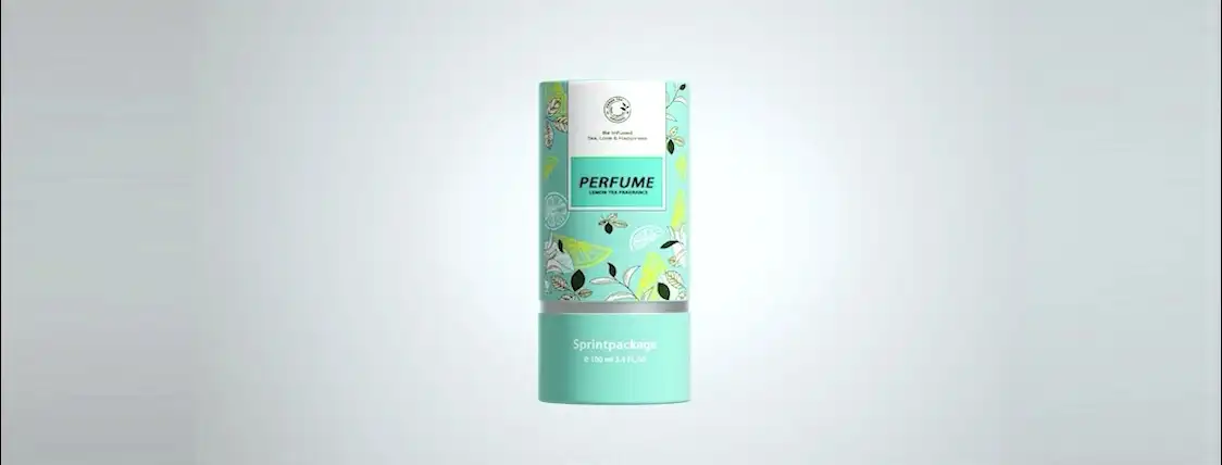 Benutzerdefinierte Logo Hautpflege Shampoo Round Papierrohrbehälter Biologisch abbaubarer glänzender Druckbad Duschgel Verpackung Box 1