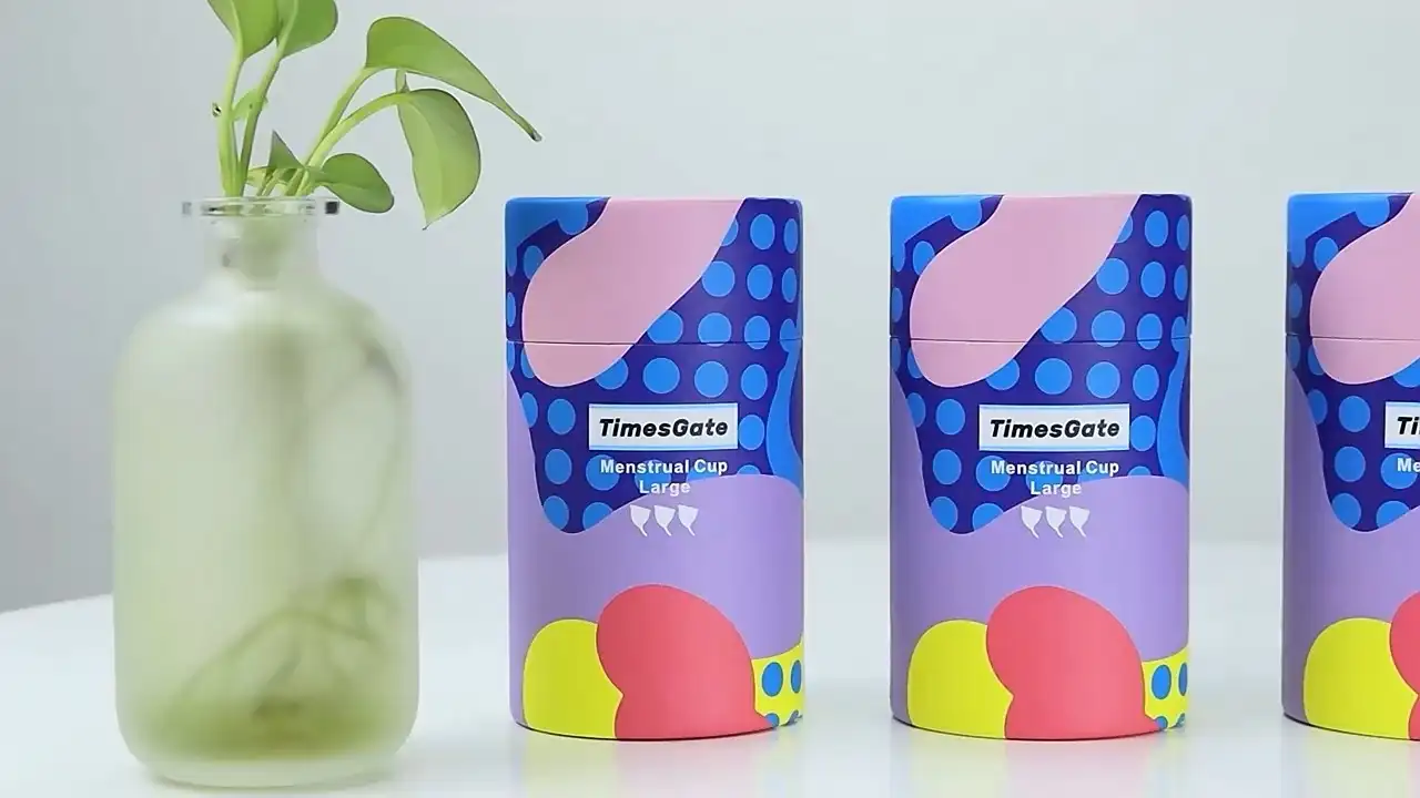 أنبوب الورق الورق المقوى الصديق للبيئة لكبسولة زجاجات زجاجية قنينة قنينة مربع التغليف 1