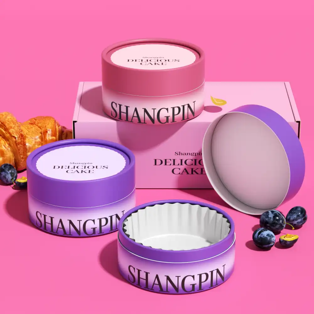 Biologisch abbaubare Kuchenkartonröhre 1