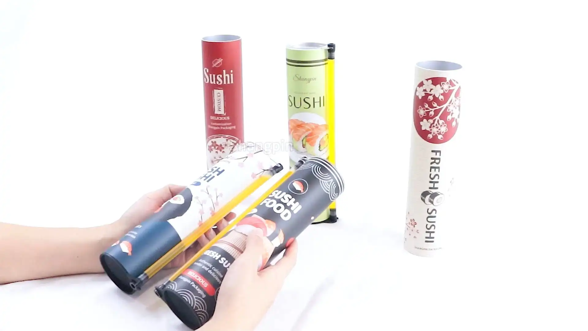 Food-Grade Paper Tubes for Sushi Pushers 1