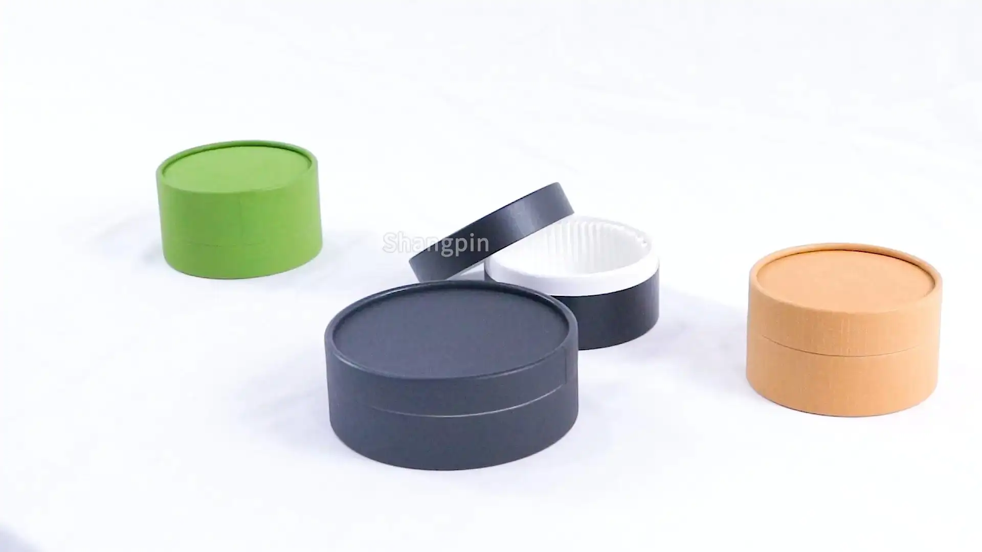 Custom Eco-friendly Food Grade Baking Cake Dessert Kraft Paper Tube 1