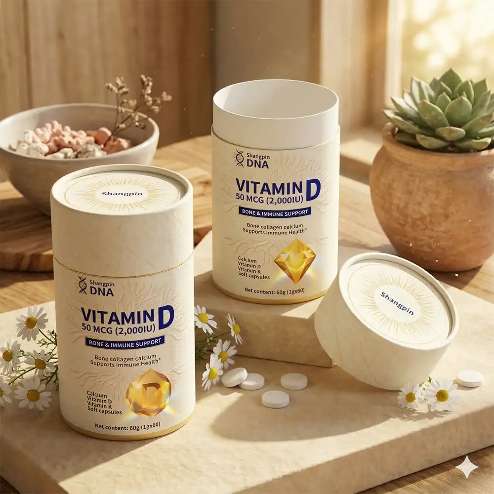 Food-grade certified paper tubes and cans for health supplement packaging 1