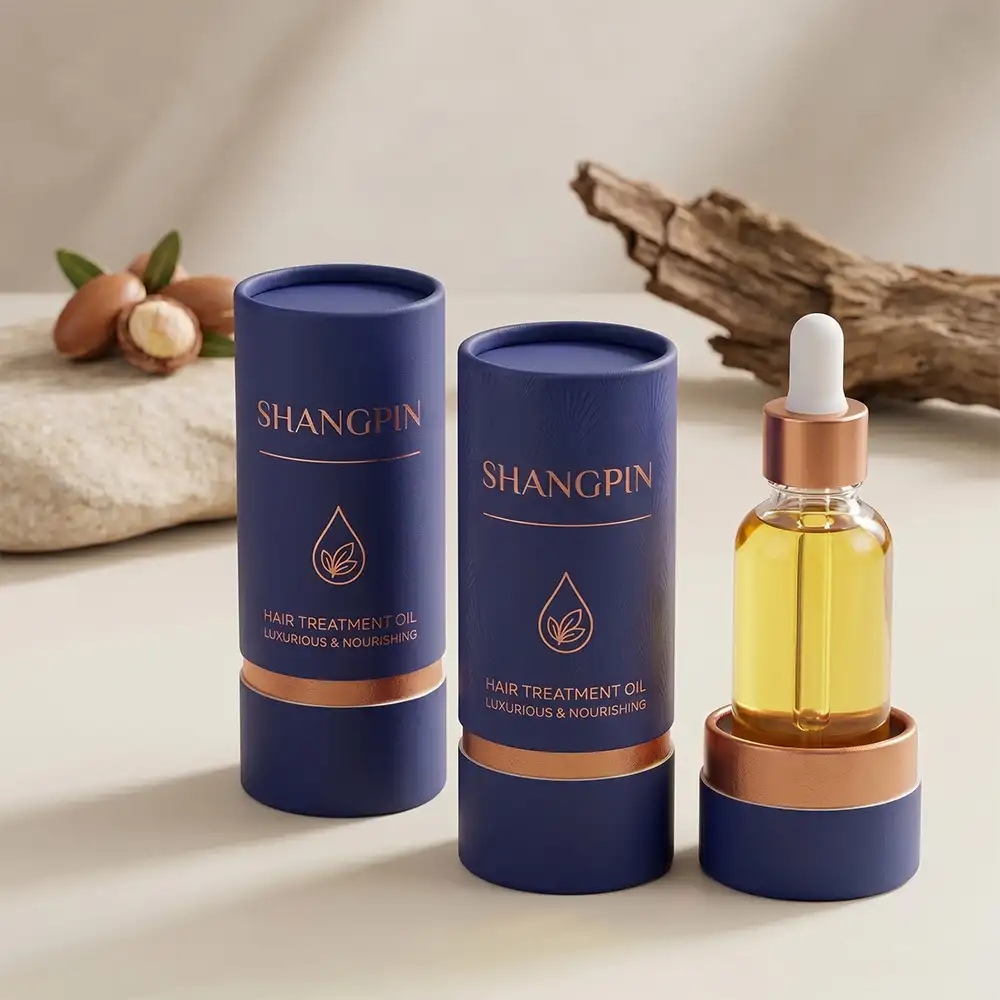 عبوات مستحضرات تجميل مخصصة بالجملة لزيت العناية بالشعر، أنابيب ورقية ... تغليف مستحضرات التجميل 1