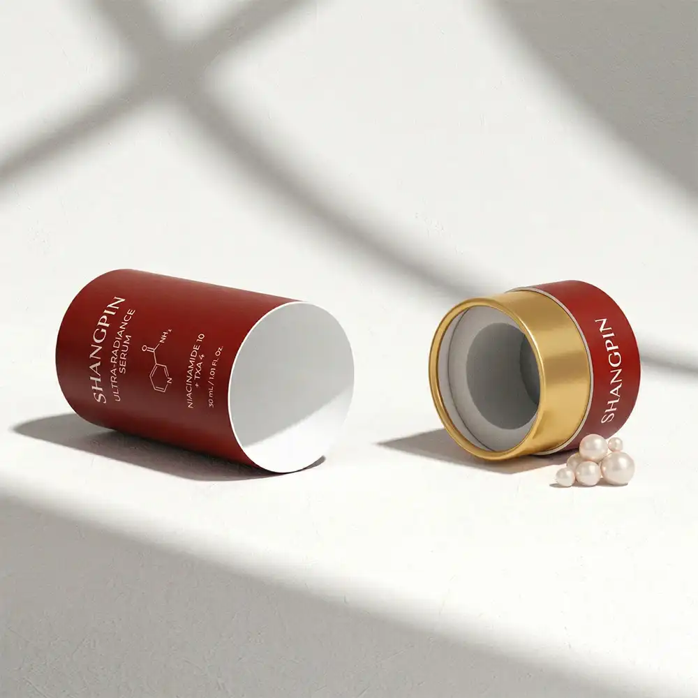 Recyclable Cosmetic Paper Tube Box Custom 1