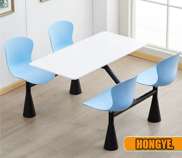 School Canteen Dining Tables and Chairs Set from Hongye.Furniture: Enhance the Dining Experience 1