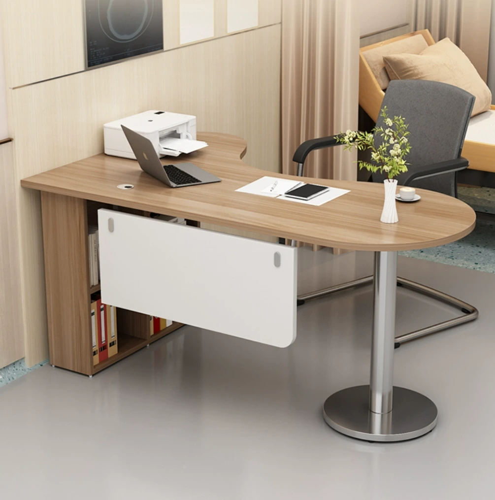 Medical Office Desk for Doctor - Hongye Furniture Curved Doctor Consultation Table 1