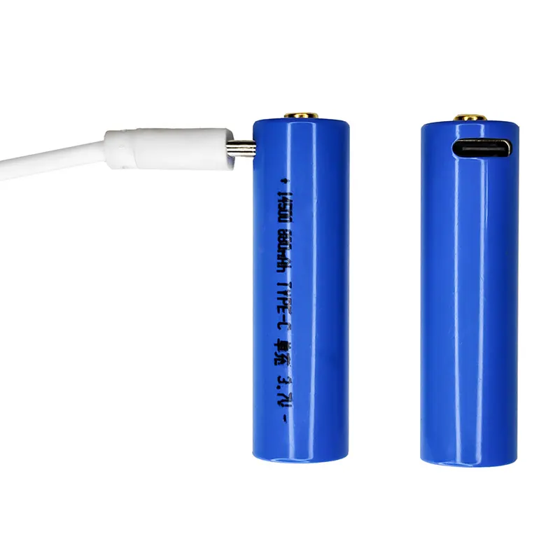 بطارية ليثيوم قابلة لإعادة الشحن 1.5 فولت AA USB-C تحل محل R6/LR6/FR6/ZR6 1