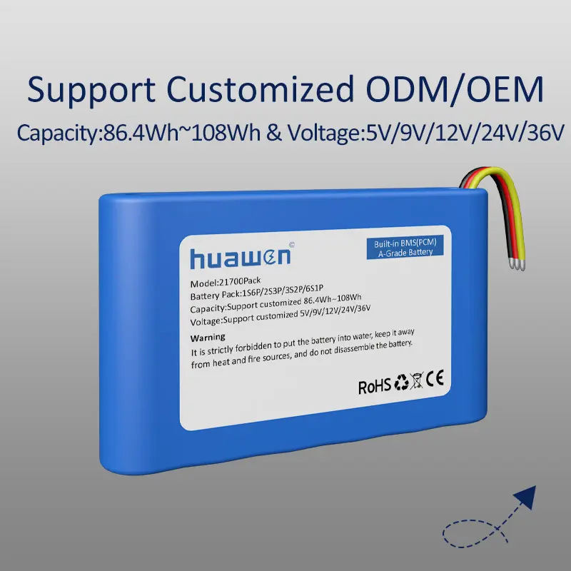 Rechargeable Lithium Battery Pack by Huawen-1 3