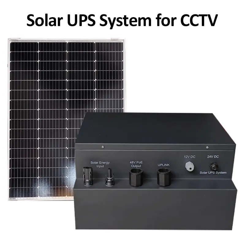 نظام UPS للطاقة الشمسية خارج الشبكة 48V قياسي لـ AP / IP Iphone / Antenna / CCTV 1
