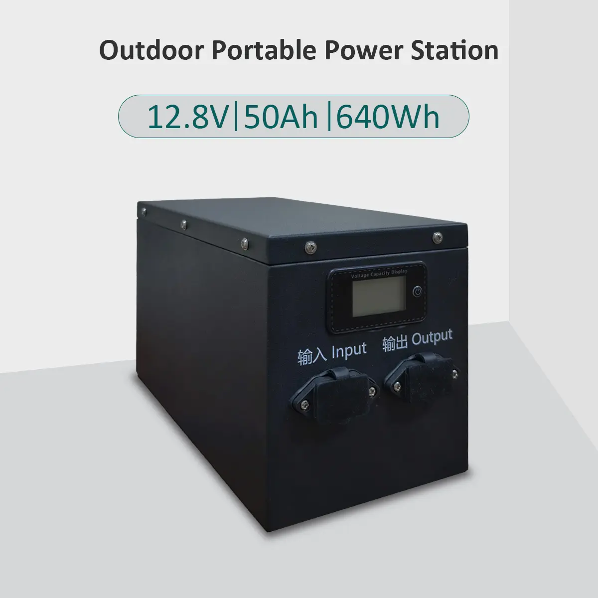 محطة طاقة محمولة ذات جهد ثابت 12V50Ah 640Wh C14 1