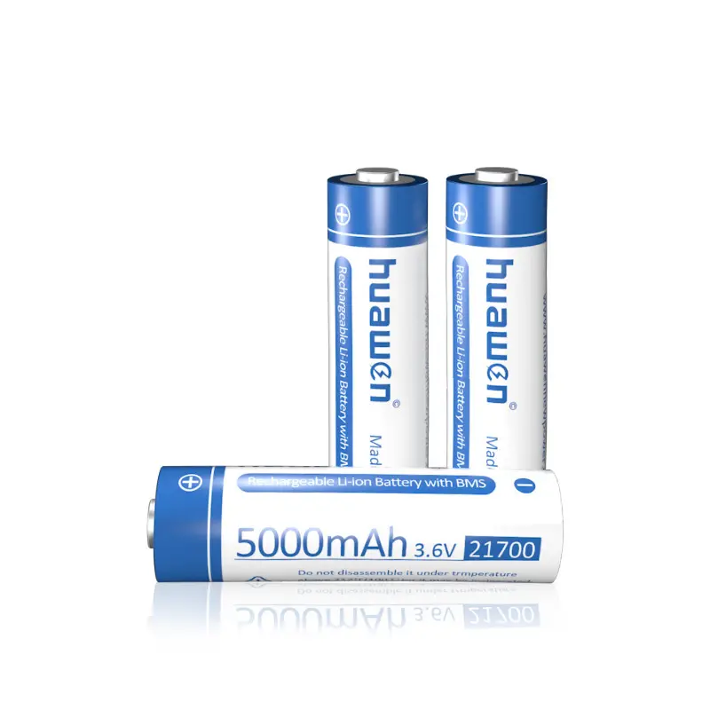 Высокая емкость 3,6 В 5000 мАч 21700 Защищенный завод по производству аккумуляторов BMS 1