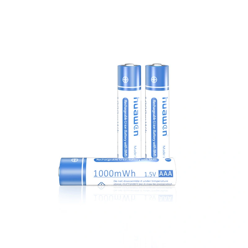 Custom 1.5V 1000mWh AAA Rechargeable Lithium Battery Protected Solution Manufacturer 1