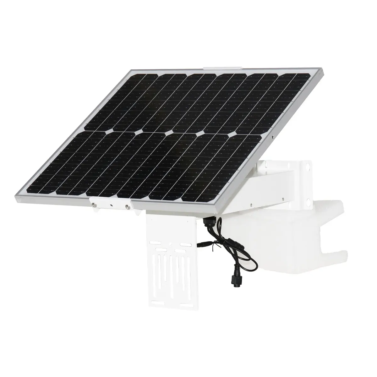 طقم بطارية UPS للطاقة الشمسية 12V10Ah 111Wh مع لوحة شمسية أحادية 30W 1