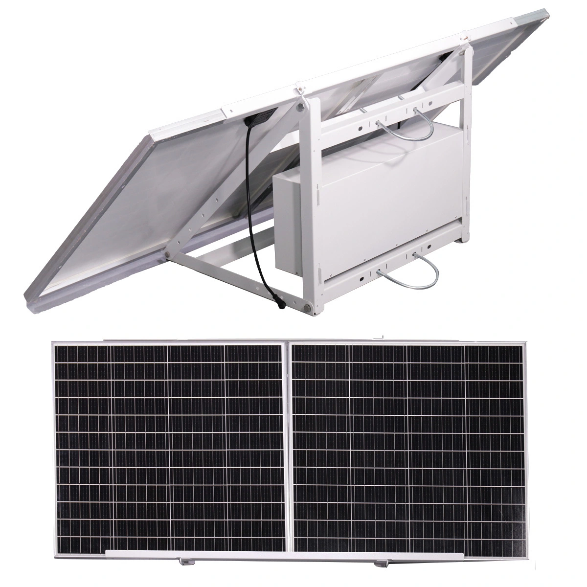 12V30Ah 333Wh PWM بطارية ليثيوم DC UPS مجموعة قوس مع لوحة شمسية 80W 1