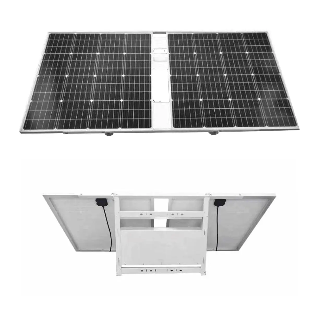 12V120Ah 1332wh Backup Power Outdoor CCTV UPS System With 240W Solar Panel 1