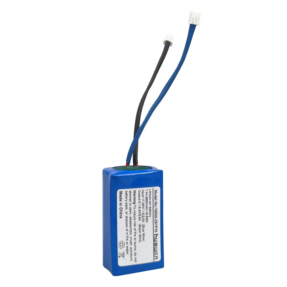 7.4V 2S1P 18650 Solar Lithium Battery Pack with Solar Charging 1