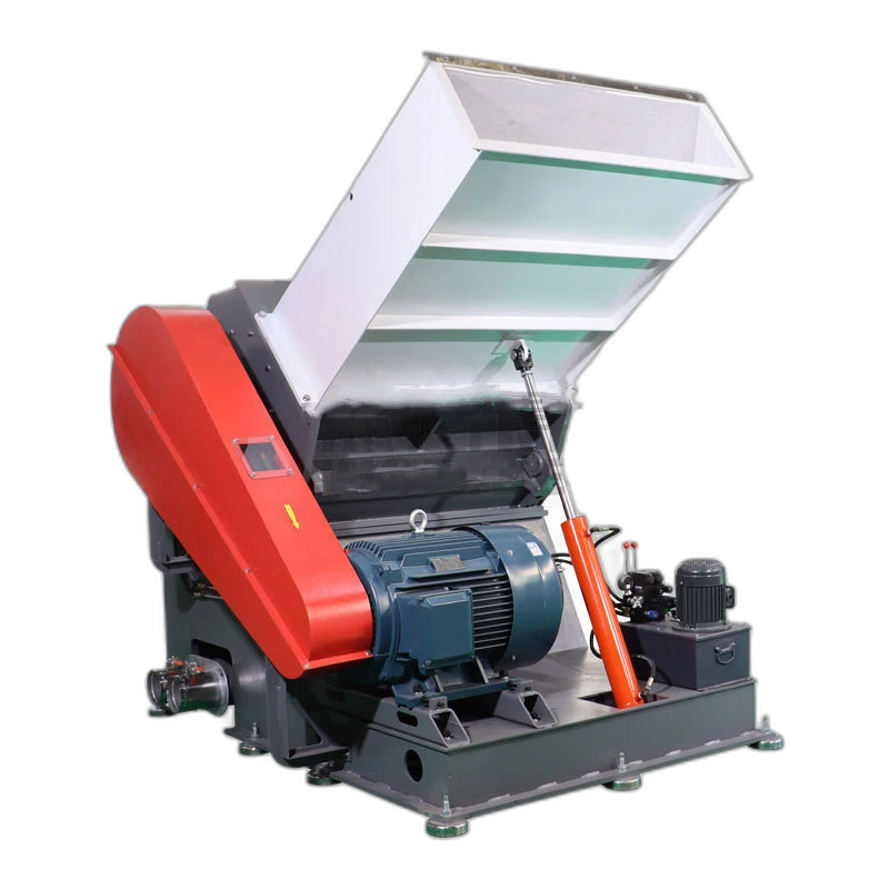 Broyeur de plastique robuste pour le recyclage des palettes et des tuyaux 1