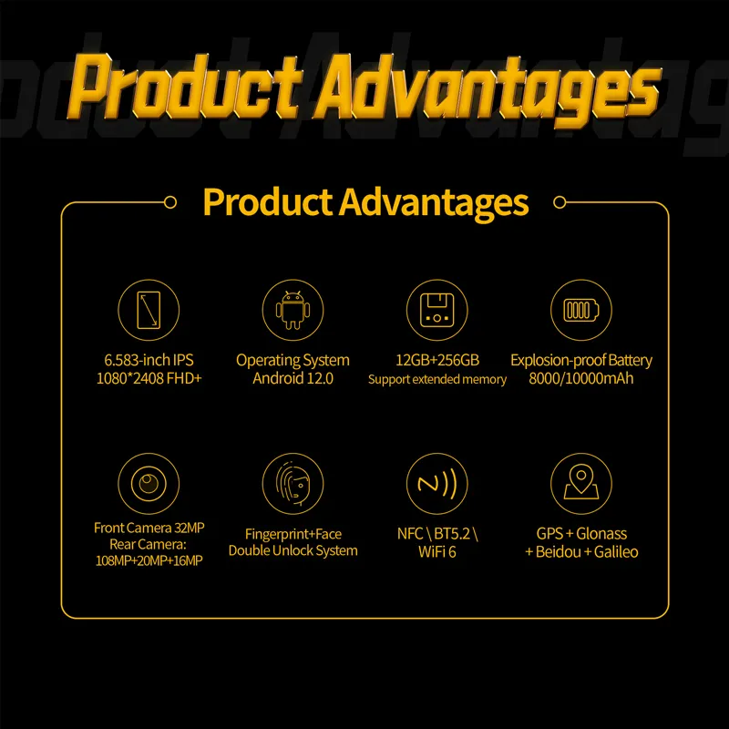 Fashion Intrinsically Safe Android Phone Factory Direct Supply for Home 3