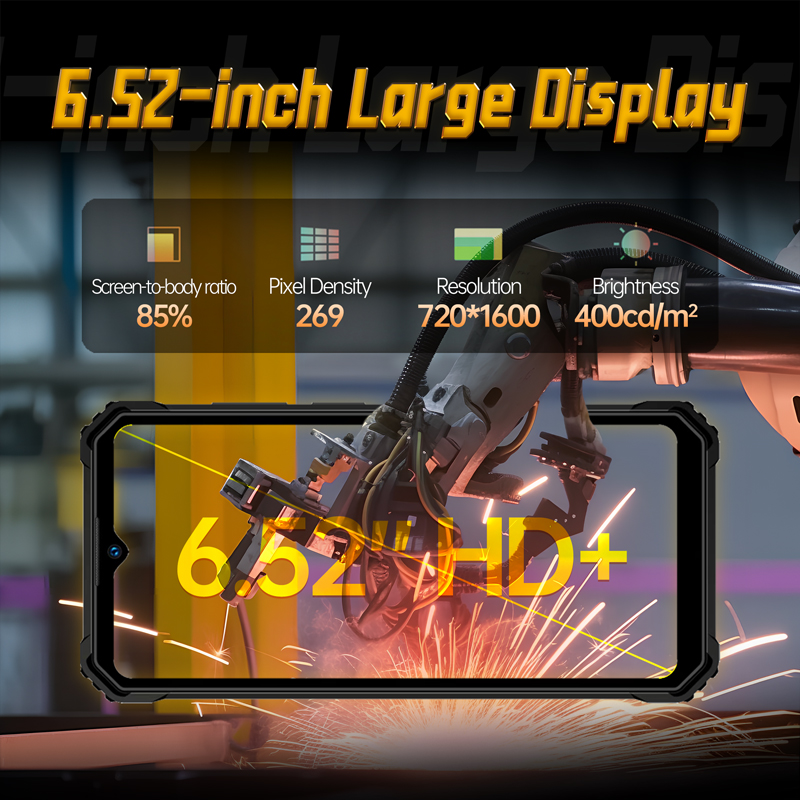 Smartphone industrial intrínsecamente seguro y a prueba de explosiones DORLAND Unicorn10 PRO 9