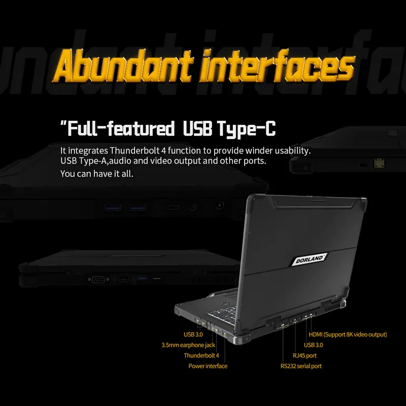Customized Semi Rugged Laptop for Sale 6