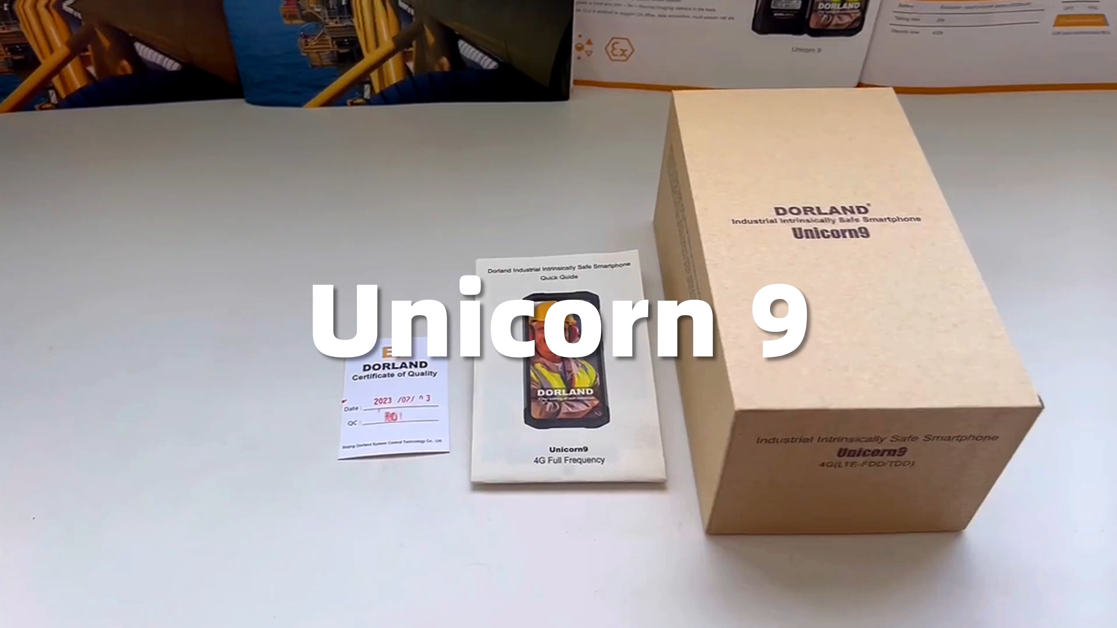 Промышленный искробезопасный инфракрасный тепловизионный смартфон Unicorn9 - Dorland 1