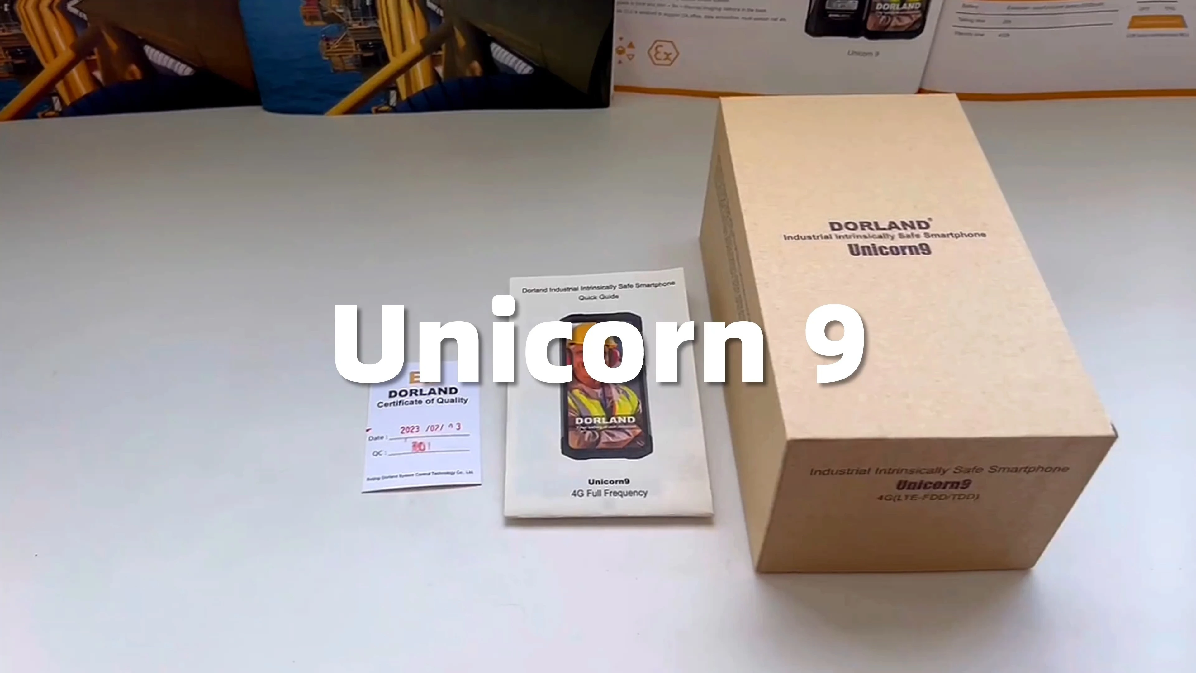 Промышленный искробезопасный инфракрасный тепловизионный смартфон Unicorn9 - Dorland 1