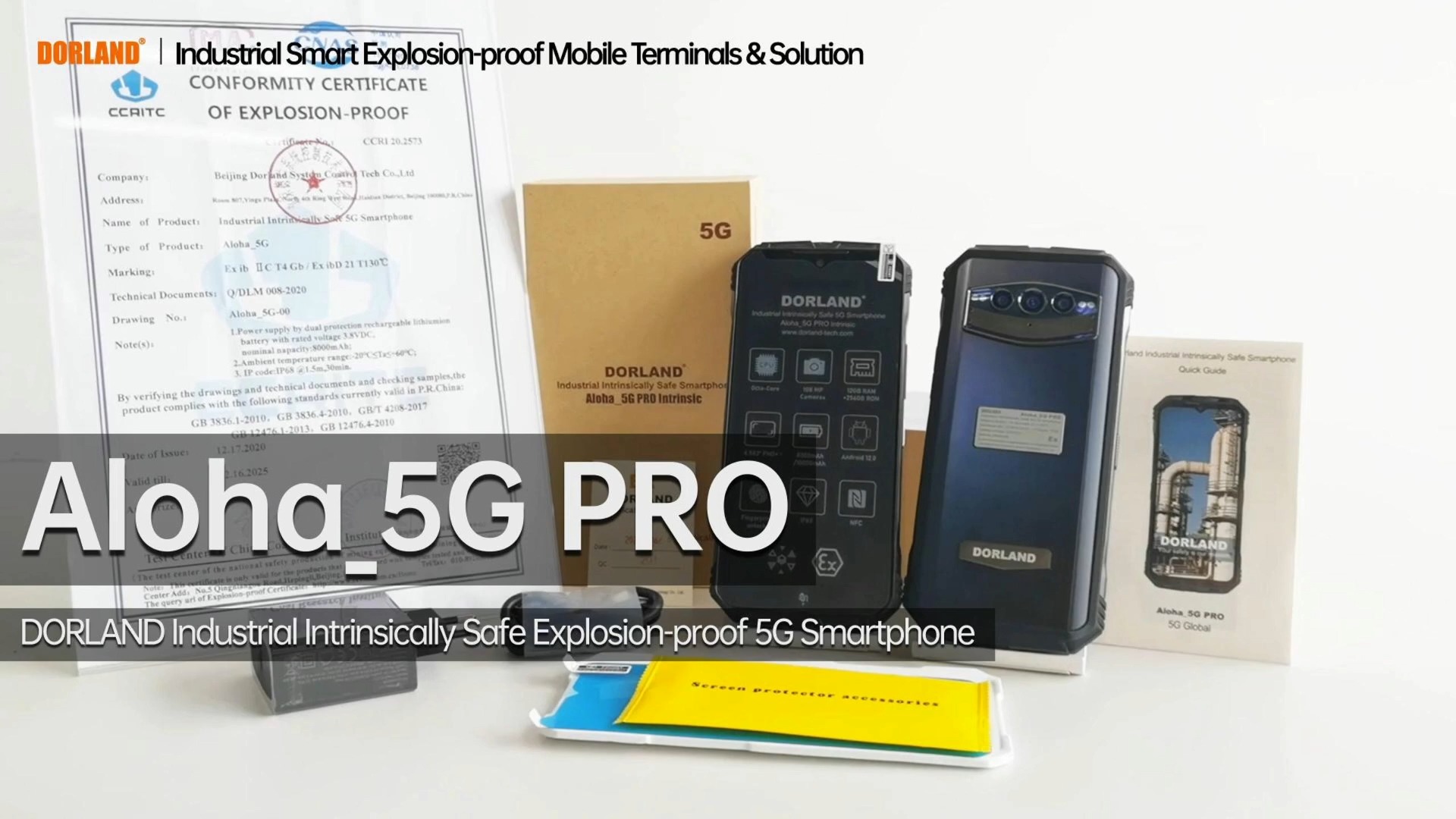 Industrielles eigensicheres 5G-Smartphone Aloha_5G PRO-DORLAND 1