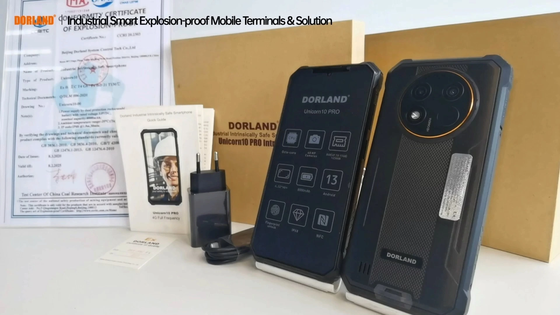 DORLAND Smartphone industrial intrínsecamente seguro Unicorn10 PRO 1