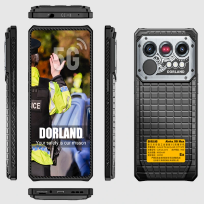 Industrial Intrinsically Safe 5G Smartphone Aloha_5G Max - DORLAND 1