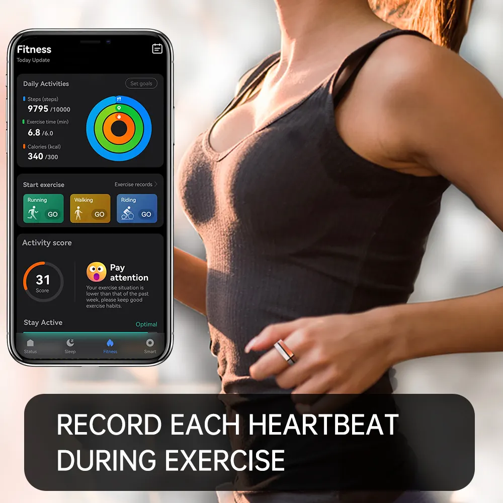 Bestfitness Tracker Smart Ring R02 2 Units 7