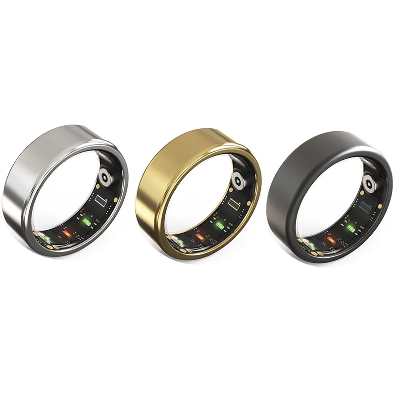 Smart Ring with Time Display Silver - - Goodway 6
