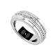 Smart Ring with Time Display Factory Silver 2