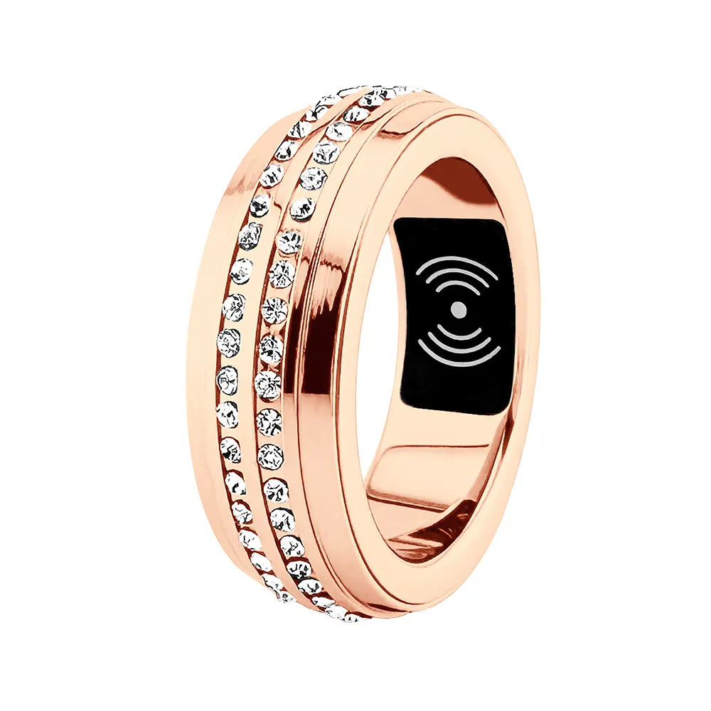 Smart Ring with Time Display Factory Silver 4
