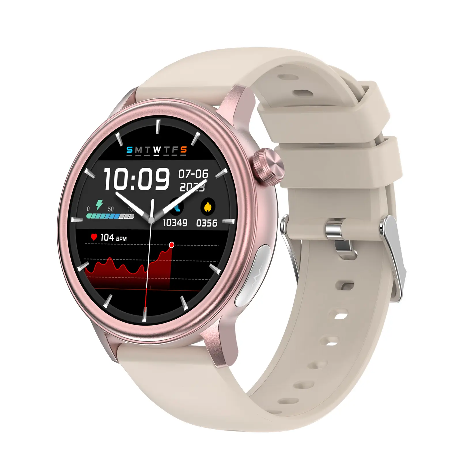 Montre intelligente (fonction ECG, appel Bluetooth, mesure non invasive de la glycémie) ET470 Goodway 1