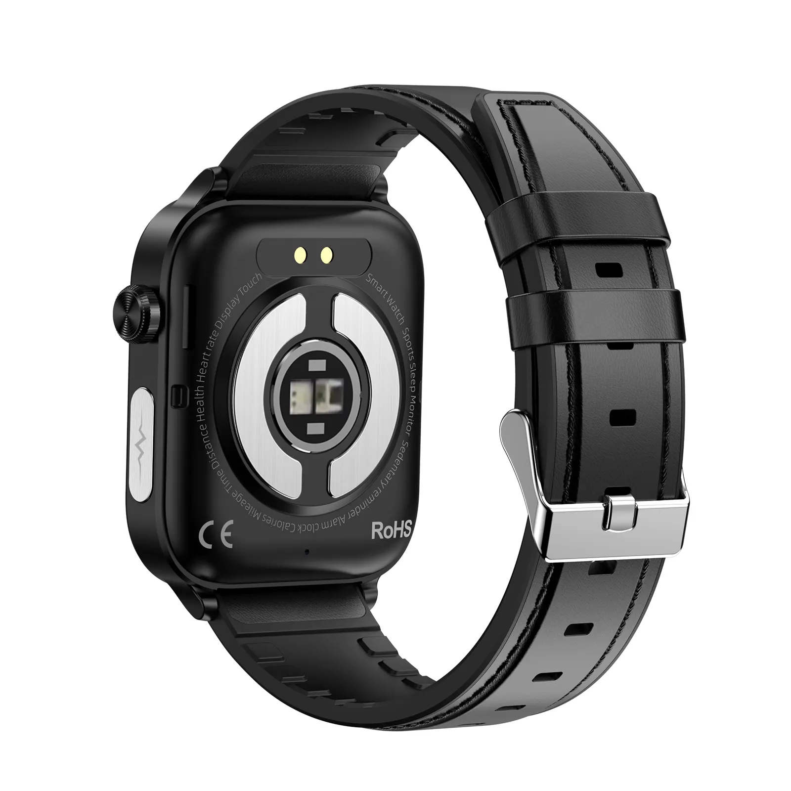 Smart Watch Blood Pressure Suppliers Shell: Plastic+stainless Steel Bottom Shell: PC+ABS+medical 316 Steel Sheet Watch Strap: Environmentally Friendly Silicone/leather Watch Strap 15