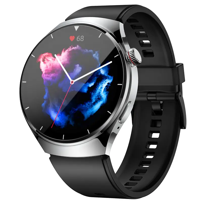 Montre intelligente (appel Bluetooth, mesure de la tension artérielle, de l'oxygène dans le sang, de la fréquence cardiaque, de la glycémie, des lipides sanguins, de l'acide urique, de la température corporelle) BK03 Goodway 1