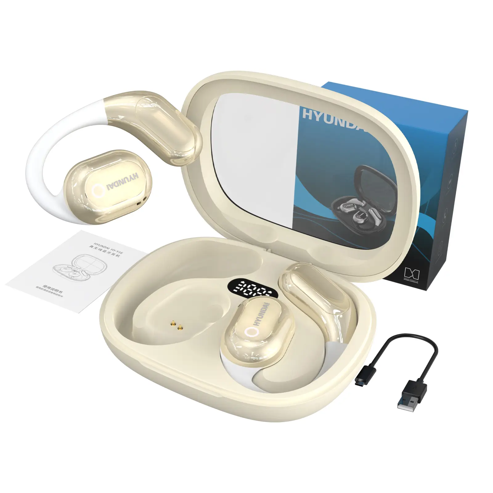 Goodway AI Translator Écouteurs HY-Y16 Casque de traduction multilingue en temps réel 1