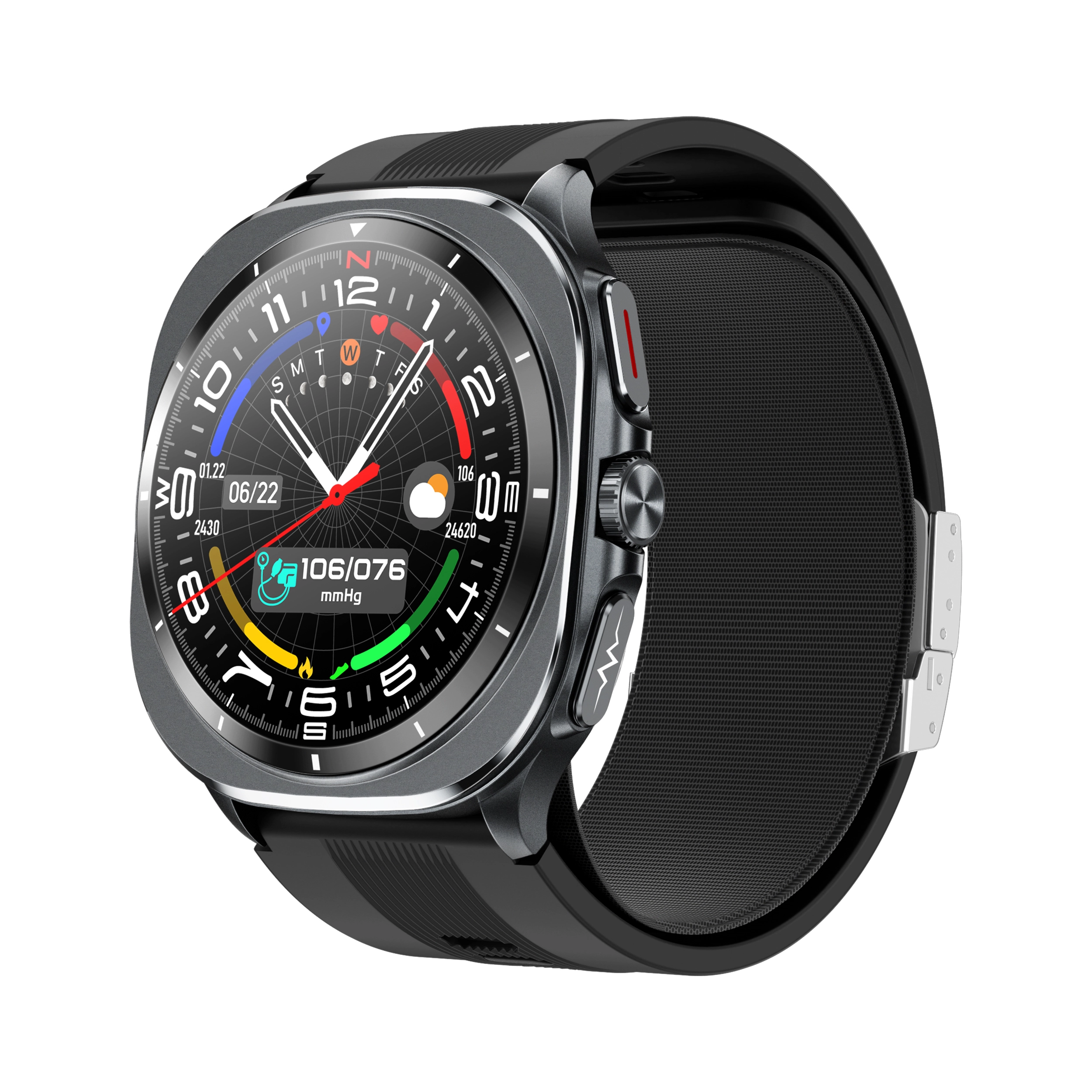 Goodway Smart Health Watch with Air Pump Blood Pressure Monitor & ECG Electrocardiogram TK65 1