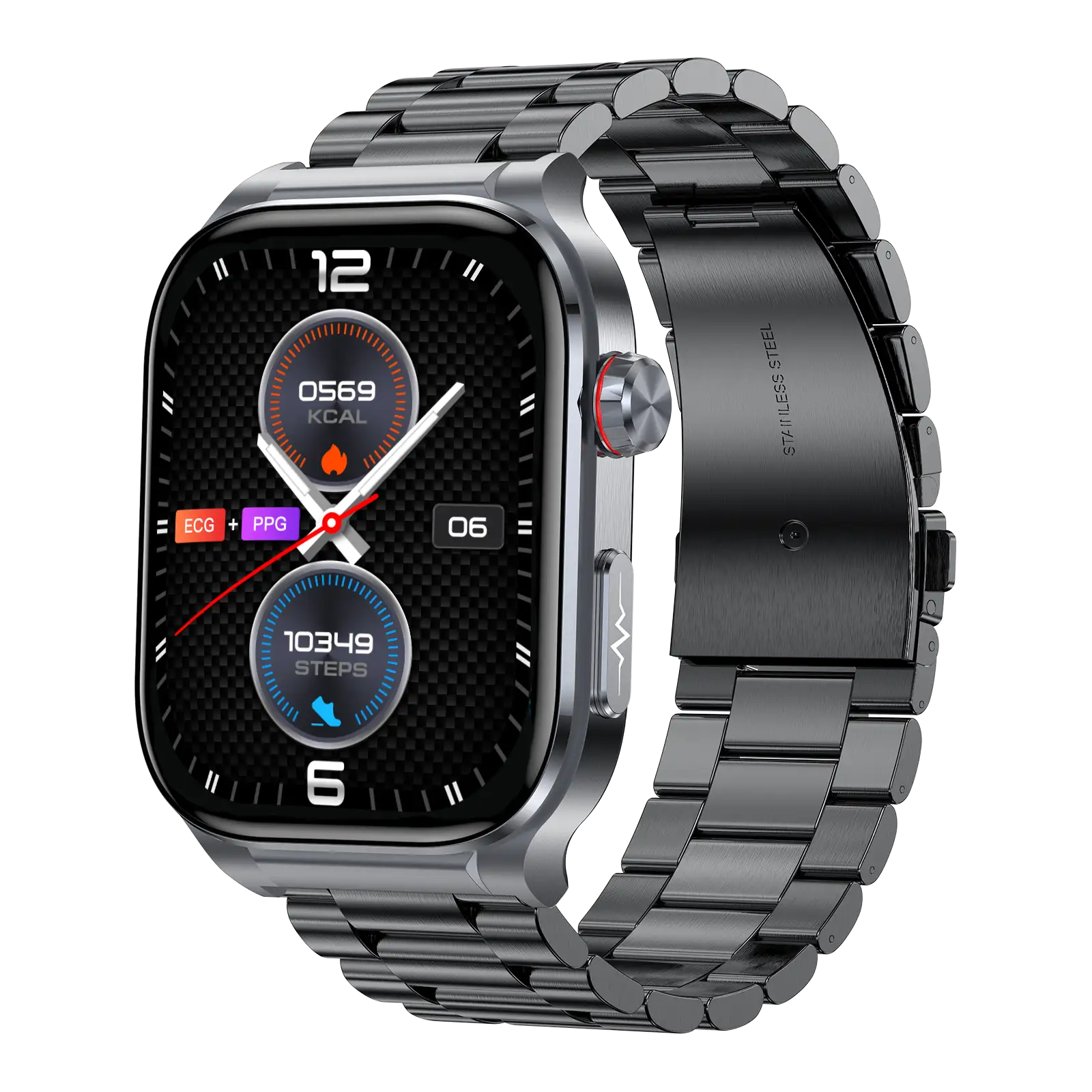 Умные часы Goodway Bluetooth с ЭКГ, дисплей AMOLED & Health Tracker et588 1