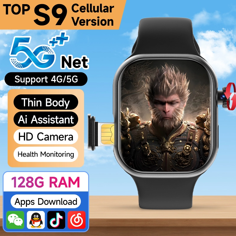 Goodway Sim Card Smartwatch 4G LTE Android AMOLED Affichage LM06 1