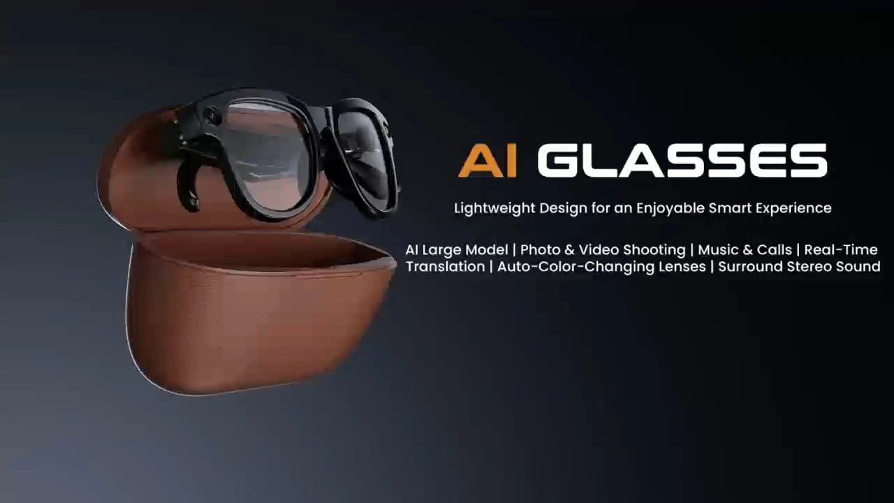 Goodway Ultra AI Camera Glasses for Hands-Free AI Translation 1