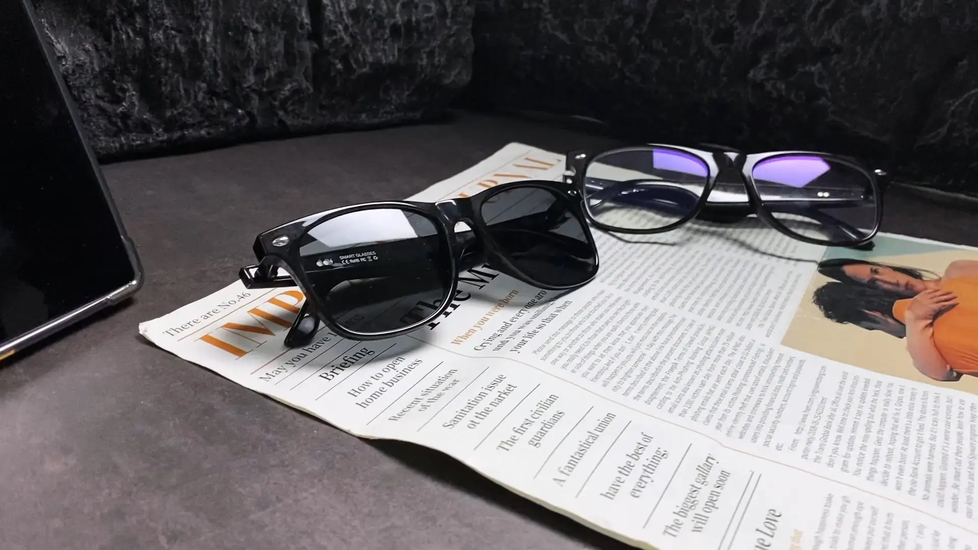 Goodway AI Smart Glasses W100 - Bluetooth, AI Translation, 50-Hour Battery, Lightweight 1